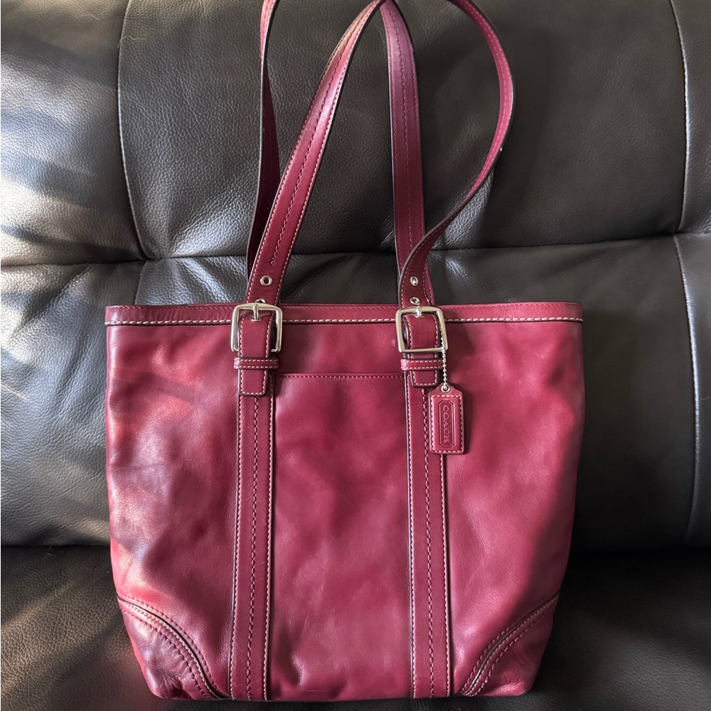 Vintage Coach Hampton Tote